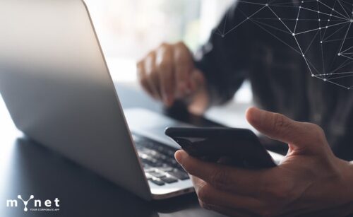 la consegna busta paga online di MyNet: i cedolini sono disponibili sull'App e da desktop