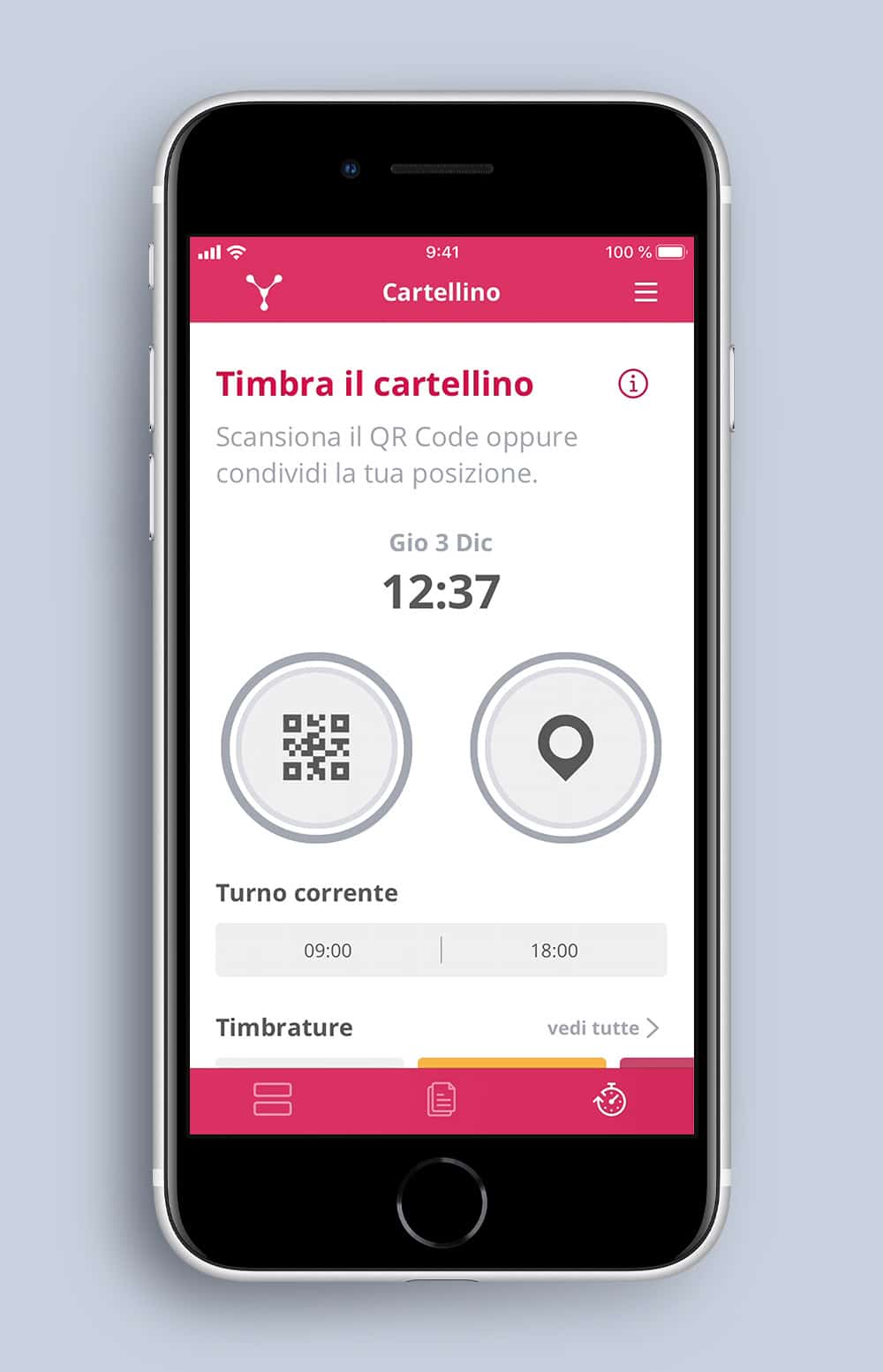 L'app rilevazione presenze con GPS e QR Code: Timbratore - App MyNet