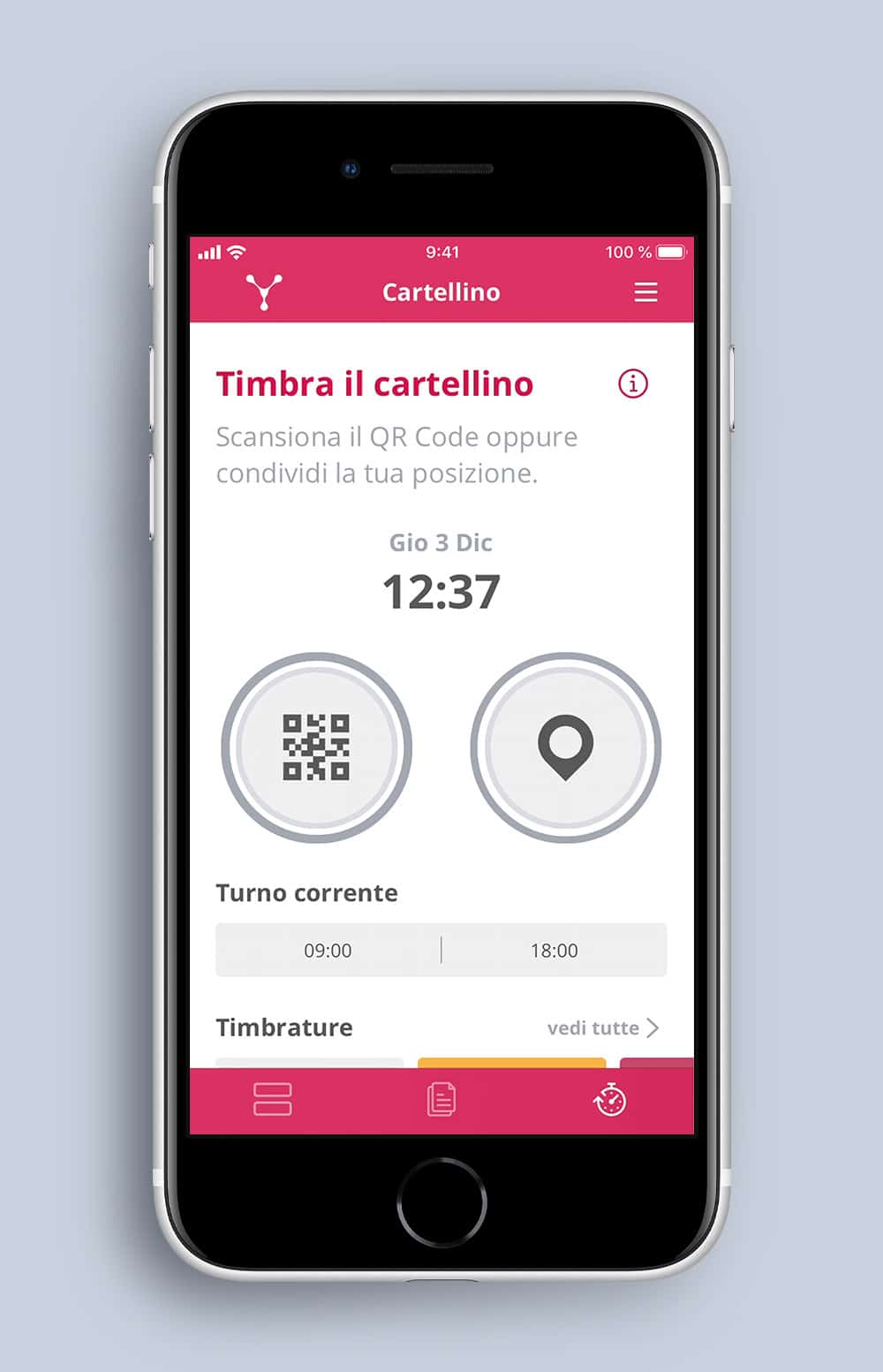 App registro presenze: timbrare il cartellino via smartphone